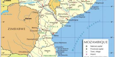 Мапуту, Мозамбік карті
